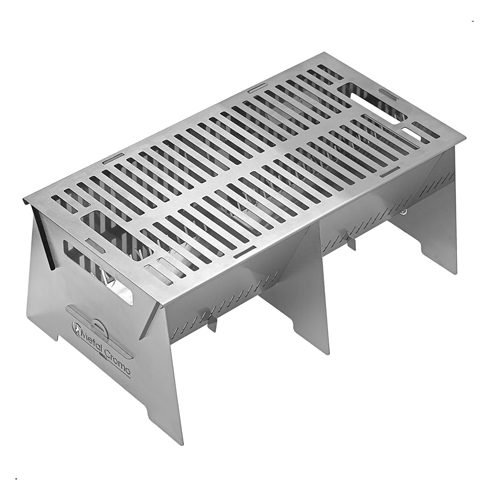Churrasqueira Portátil Desmontável Inox Camping S-Grill, marca MetalCromo